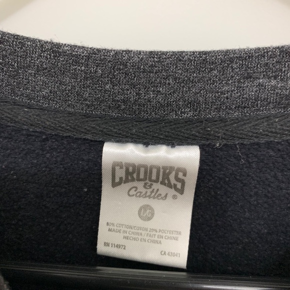 Crooks and Castles Snakes Medusa Crewneck Large - Picture 3 of 5